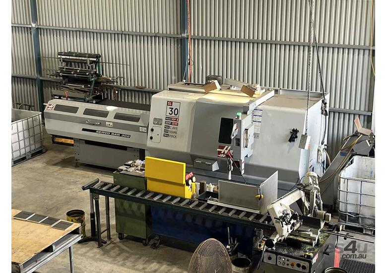 USED HAAS SL30 LATHE WITH LIVE TOOLING - 09/07