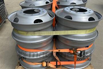 Pallet of 12 Near New Steel Truck Rims - Located Cranbourne West