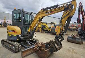2022 YACHAI YC35SR 3.8T EXCAVATOR WITH A/C CAB, TILT HITCH, BUCKETS AND 785 HOURS