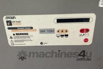 Crown S700 Reach Lift Side Loader And Charging Station