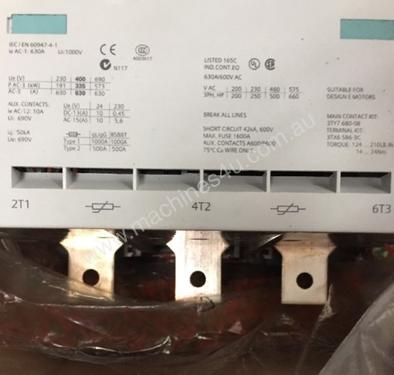 Siemens 3TF6844-OCP7 Contactor Size 7 AC3 Pole 3#P