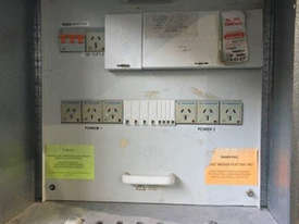 On Site Temporary Switchboard Electrical Box 7 x 240 Volt Outlets on Stand - picture2' - Click to enlarge