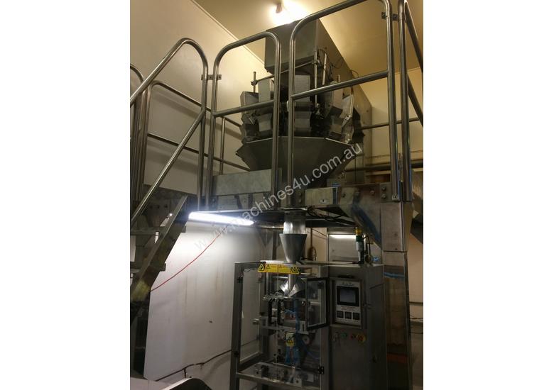 caption Complete Vertical Form Fill Seal Packaging Line