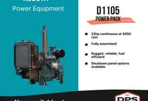 D1105 22.0HP KUBOTA ENGINE POWER PACK
