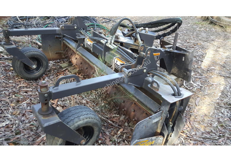 Used Digger Power Rake Power Rake Harley Rake Skid Steer Rake in
