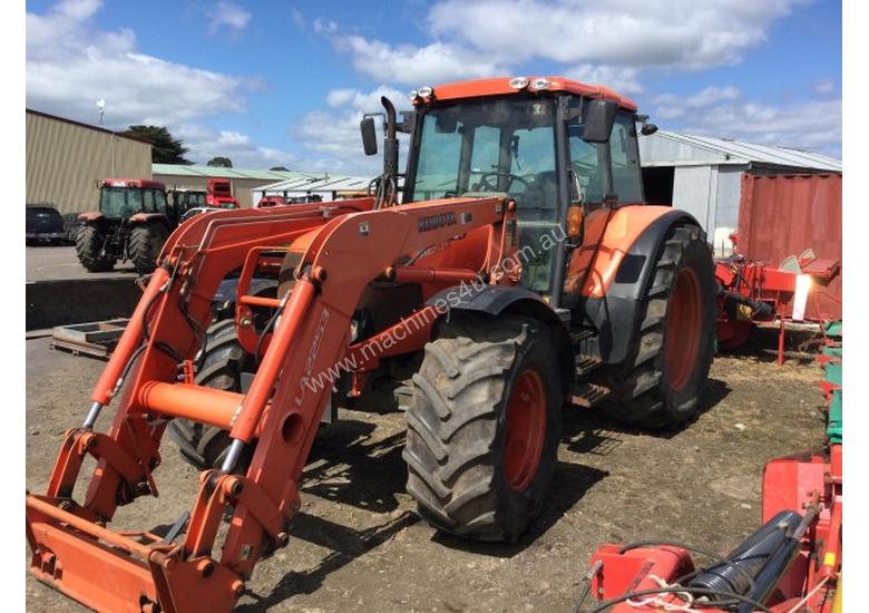 caption Kubota M135X FWA/4WD Tractor