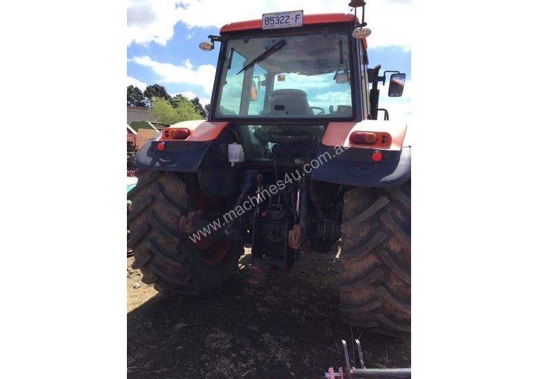 caption Kubota M135X FWA/4WD Tractor