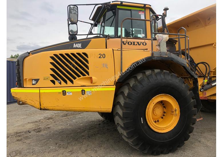 caption 2008 Volvo A40E Articulated Dump Truck