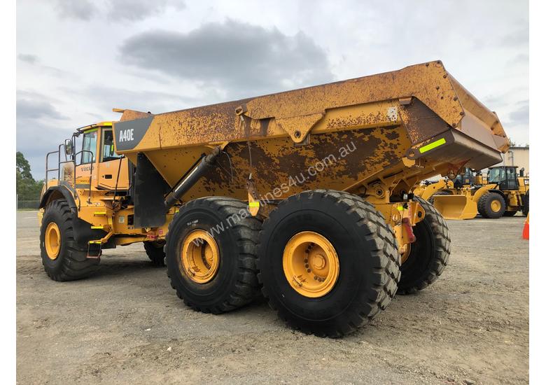 caption 2008 Volvo A40E Articulated Dump Truck