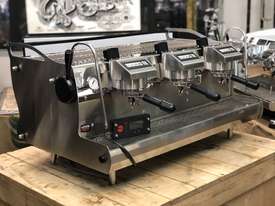 SYNESSO SABRE 3 GROUP ESPRESSO COFFEE MACHINE CAFE MULTI BOILER BARISTA BEANS - picture0' - Click to enlarge
