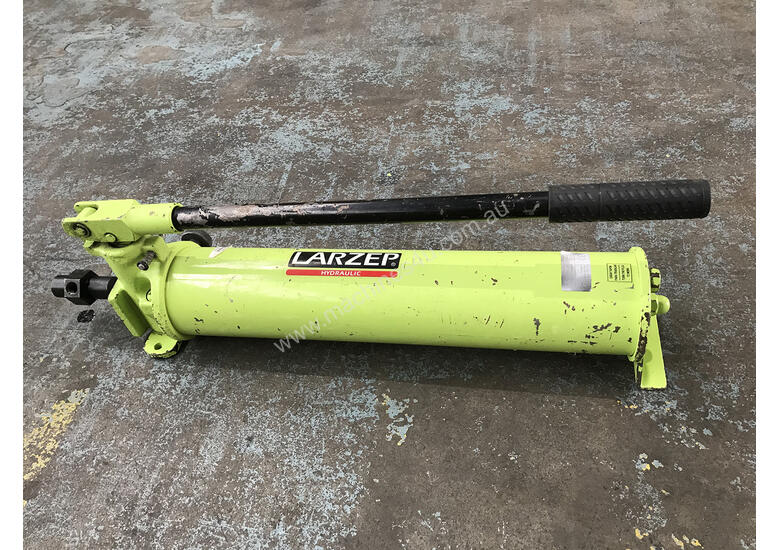 Used Larzep Larzep Hydraulic Two Speed Porta Power Hand Pump Model