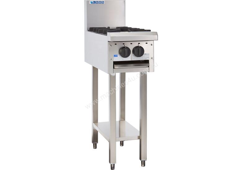 caption 2 Burner Cooktop with legs & shelf