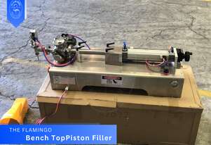 Flamingo 10-100ml Bench-top Piston Filler, Fully Air Operated, Nozzle Options and Easy Cleaning
