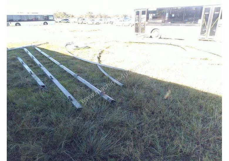 caption Custom Damaged 40 FT Dome Shelter