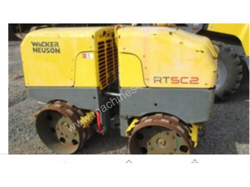 2012 Double Drum Wacker Neuson Trench Roller for sale, 655 Hrs, Central West NSW