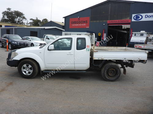 2008 Nissan Navara D40 King Cab 4x4 Diesel Tray Back Utility (GA1057)