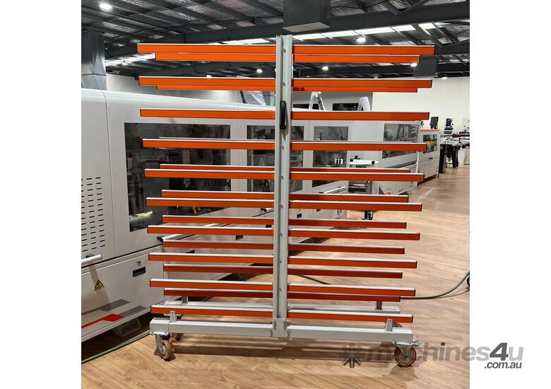 caption ToughCut Mobile Extendable Industrial Drying Racks