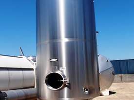 Stainless Steel Mixing Tank (Vertical), Capacity: 7,000Lt - picture0' - Click to enlarge