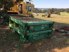  2007 CIMC 20 Foot Container Flat Rack Trays with Timber Floors and Drop Down Ends - picture1' - Click to enlarge