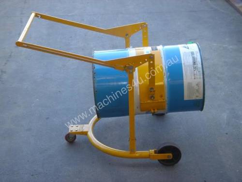 caption Drum Trolley - Drum Carrier – Model: DHE-HD80A | Transports, Tilts, Rotates & Drains