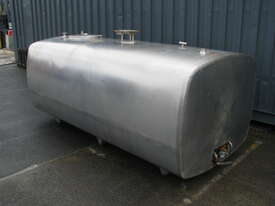 Jacketed Stainless Steel Tank Milk Vat - 2300L - Alfa Laval - picture0' - Click to enlarge