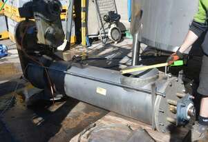 300mm helical stainless steel auger screw feeder conveyor motorised