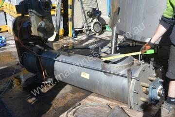 300mm helical stainless steel auger screw feeder conveyor motorised