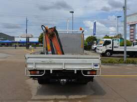 2010 MITSUBISHI FUSO CANTER 7/800 - Dual Cab - Tray Top Drop Sides - Truck Mounted Crane - picture2' - Click to enlarge