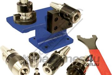 BT30 CNC Starter Tooling Package Deal Includes Drill Chuck, Collet Chuck, Side Locks & Face Mill Ho