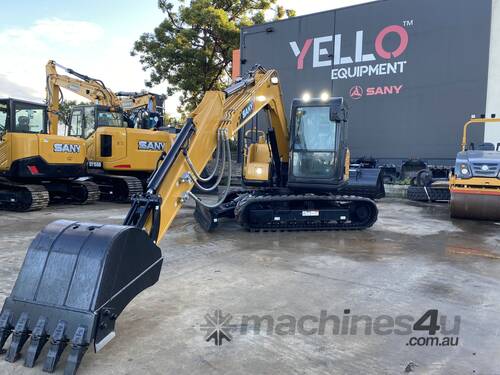 caption SY75C 7.28T Excavator | 5 YEAR/5000 HR WARRANTY