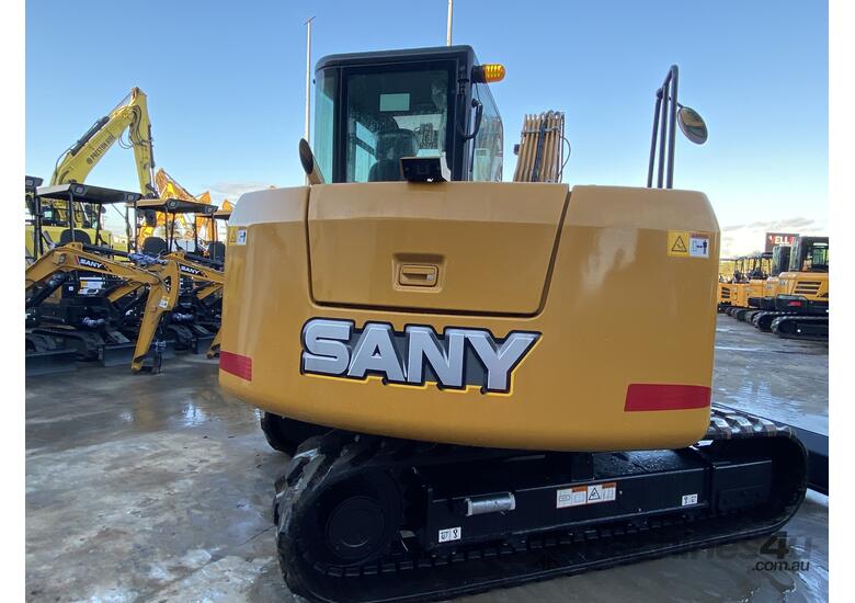 caption SY75C 7.28T Excavator | 5 YEAR/5000 HR WARRANTY