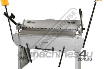 PB-420 Manual Panbrake 1250 x 2.0mm Mild Steel Bending Capacity Removable Individual Bending Fingers