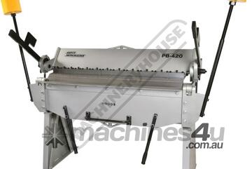 Manual Panbrake PB-420 1250 x 2.0mm Mild Steel Bending Capacity Removable Individual Bending Fingers