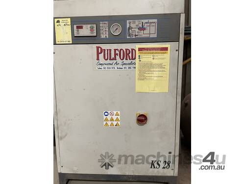 Pulford KS28 Air compressor & ACP&S Refrigerated Air Dryer