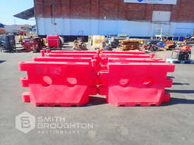 8 X PLASTIC ROAD BARRIERS - picture0' - Click to enlarge