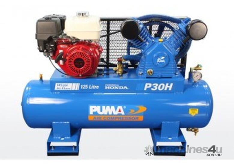 caption Puma P30H Air Compressor with Electric Start