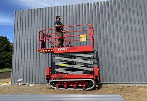 New Swift TS06E 19ft Full Electric Rough Terrain Scissor Lift with Auto Level