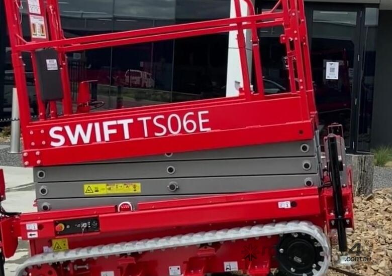 New Swift TS06E 19ft Full Electric Rough Terrain Scissor Lift with Auto Level image 4