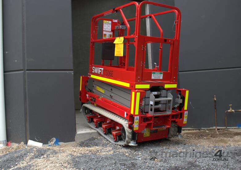 New Swift TS06E 19ft Full Electric Rough Terrain Scissor Lift with Auto Level image 2