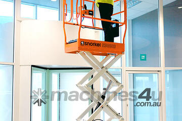 Snorkel S3010E Mini Scissor lift, Perfect for Working in Confined Spaces!