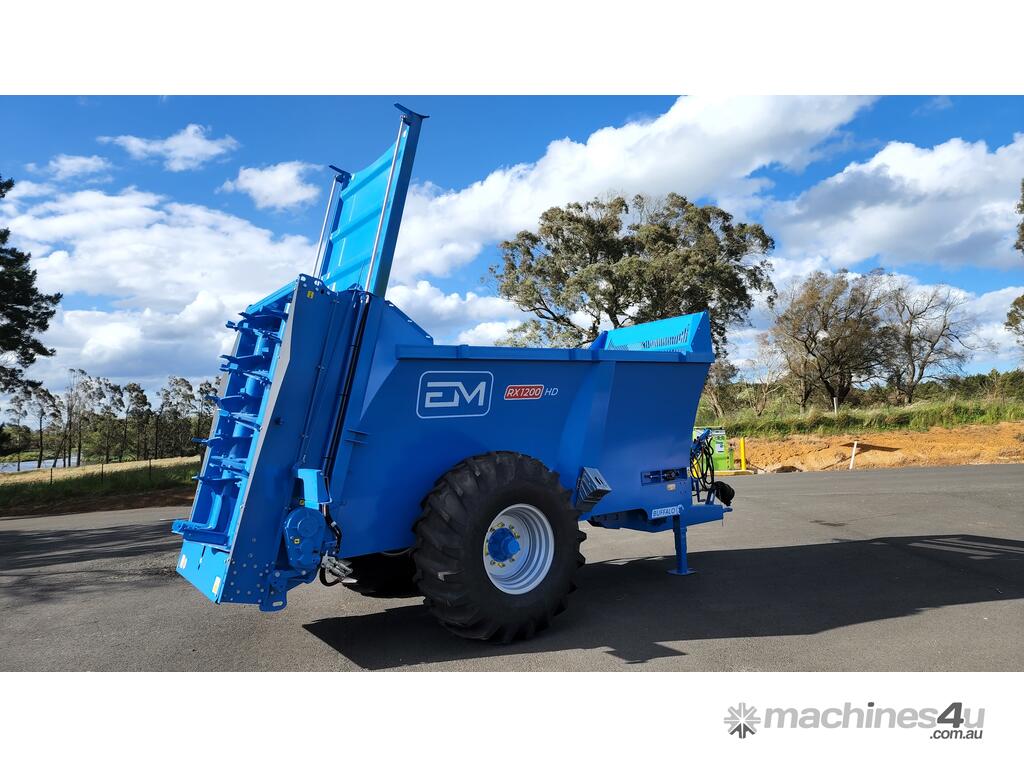 New EM Machinery RX1200HD Manure Spreaders in MOSS VALE, NSW