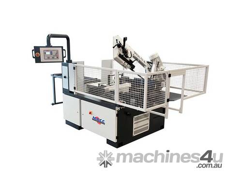 MACC BANDSAW, AUTO & MANUAL, 300MM CAP, FULLY GUARDED, SWIVEL HEAD, 415V 3PH