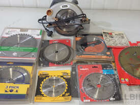 Taurus 1200 Watt Electric Circular Saw and Various Circular Saw Blades - picture0' - Click to enlarge