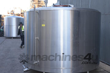700L Stainless insulated jacketed TANK internal dimple plate cooling jacket