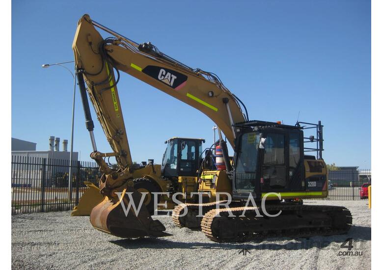 caption CAT 320DLRR Mining Shovel Excavator