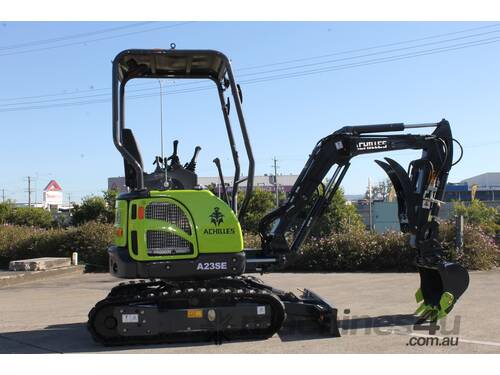 caption Achilles A23SE Mini Excavator