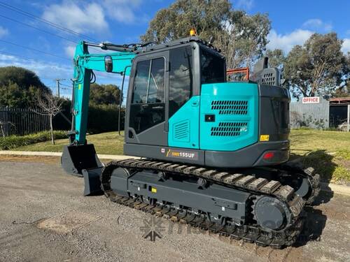 caption LYNFIELD MINI X - Sunward SWE155UF Zero Swing Excavator