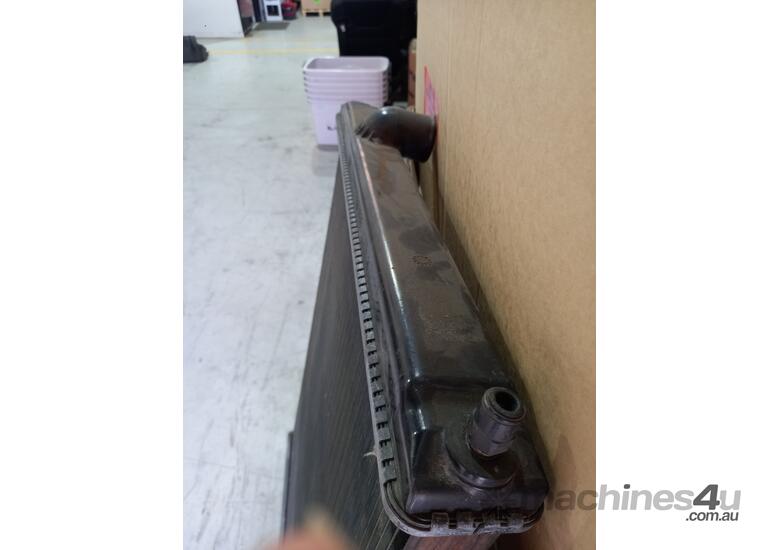 caption Radiator fits into a Sterling LT9500 truck with CAT C12 Engine.