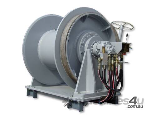 caption Neumann Equipment - Marine Towing Winch, Available Line Pull Options 25T to 50T