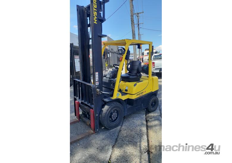 Used hyster BIG HYSTER FORKLIFT SALE- LPG DIESEL UNITS 2 5-5 TON ...